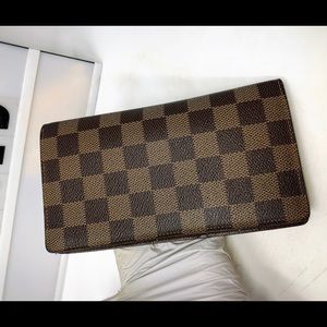 Louis Vuitton Bifold Damier Ebene Long Wallet